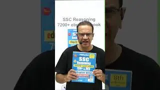📕SSC Reasoning 7200+ ebp mcq chapter wise 8th edition book II English medium I buy now