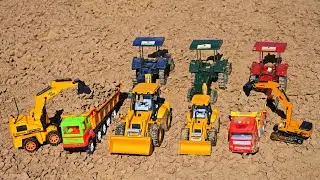 Mini Construction World | Toy Trucks #cartoonvideo 
