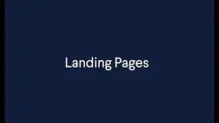 BOMA - How to Create a Landing Page