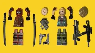 LEGO Wade Wilson & Cable | Deadpool 2 | Unofficial Minifigure | Marvel
