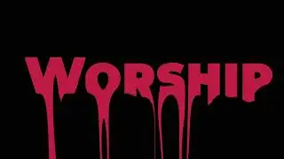 Dripping Liquid WORSHIP Animation &ndash; After Effects by elijagod