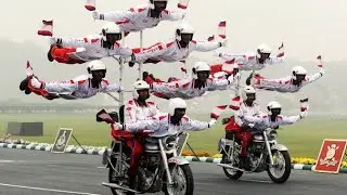 Army parade in Jaipur (bike stand) 