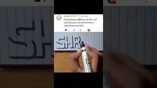 SHRIJA name shadow art comment your cute name #art #song #viral #shorts