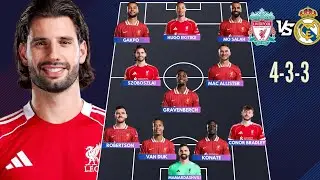 LIVERPOOL VS REAL MADRID 🔥 LIVERPOOL POTENTIAL LINEUP ✅ UEFA CHAMPIONS LEAGUE 