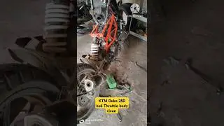 Ktm duke 250 bs6 Top speed slow. Throttle body cleaning. Start and missing problem.