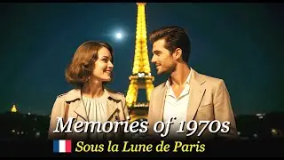 🇫🇷 Sous la Lune de Paris | 1970s Paris Love Song | Vintage Chanson under the Moonlight