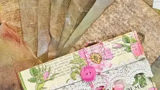 Let's see what we get when you put painty papers, book pages, & napkins together...A WHOLE LOTTA FUN