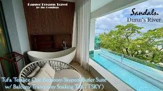 TSKY Skypool Butler Suite Tour | Sandals Dunn&rsquo;s River Jamaica