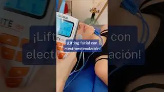 ⚡Lifting facial con electroestimulaci&oacute;n! ⚡#fisioterapia #electroestimulacion #fisioterapeuta