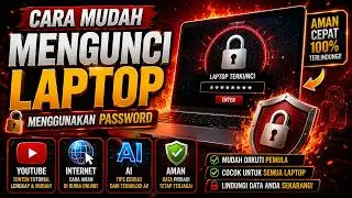 CARA MUDAH MENGUNCI LAPTOP MENGGUNAKAN PASSWORD