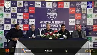 Press Conference OF INVEREX SOLAR ENERGY & GHANI CERAMICS PCB PESHAWAR SCHOOL CRICKET CUP 2026 🏏🌟