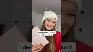If you love taking church notes... here's the journal I designed