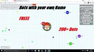 Agar.io/Free Bots/ Up to 200+ Bots with your own name !/ Free
