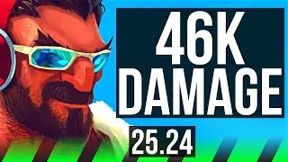 GRAVES vs EKKO (JGL) | 46K damage, Good KDA: 23/2/5 | KR Master | 25.24