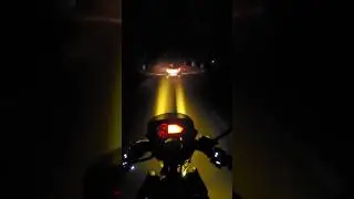 New mini projector light for my bike😍#bike#miniprojector #foglights#auxiliarylight#light#bikevideo