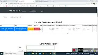 GIS Land Bill Book Software