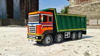 Rc Indian Truck Miniature Making Scania Tipper Truck | Rc Miniature | Indian Truck | Rc Truck Toys