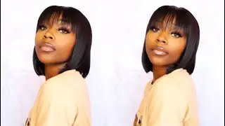 УСТАНОВКА СТРИЖКИ БОБ С ЧЕЛКОЙ ОТ OMGHERHAIR