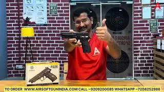 SIG Sauer P226 CO2 Pellet Air Pistol Shooting Test | Realistic Blowback | Airsoft Gun India