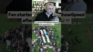 xQc reacts to fan PUNCHING iShowSpeed after losing a race 😭💀#ishowspeed #xqc #streamer