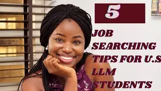 How to Search for Jobs/Internships | US LLM Tips | MUST SEE FOR LLMS