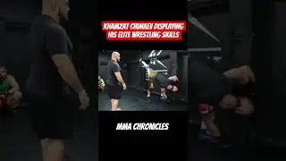 Khamzat Chimaev displaying his elite wrestling skills #ufc #mma #khamzatchimaev #elite #skills #king