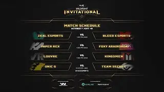 KJC eSports VALORANT Invitational - Day 1 (Playoffs)