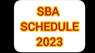 School Based Assessment Schedule (SBA) 2022-2023 | Punjab Examination Commission