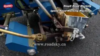 Thermoplastic Road Marking Project with Roadsky Traffic Safety Equipment