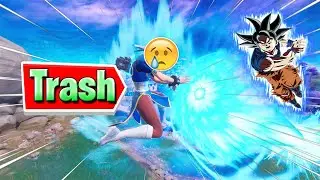 The Kamehameha being usless for one minute😂#shorts#fortnitedragonball