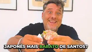 TEMAKI a 10 REAIS em Santos, pedi esse JAP&Ocirc;NES BARATO por DELIVERY