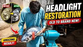 Headlight Restoration kit | how to clean car headlight | A1works