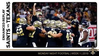 Saints vs Texans ENHANCED REPLAY | Monday Night Football 2019