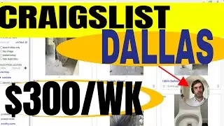 [Flip Profits]  Flipping Craigslist Items In Dallas Can Make $350 A Week