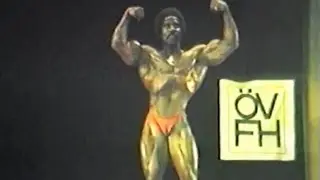 Robby Robinson - Guestposing NABBA Austria Grand Prix 1981