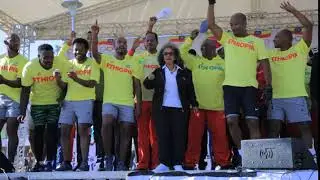 EOC held an event at Meskel Square. H.E. President Sahle-Work Zewde,  attended the event