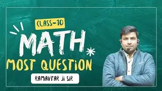 IMPORTANT QUESTIONS OF BOARD | CLASS 10TH | RBSE IMPORTANT MATHS QUESTIONS | CLASS10th |