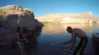 Catching Catfish at lake mead