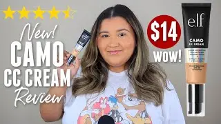 New! Elf CAMO CC CREAM Review and Demo (Medium 330 W) Day 25 #100daysofbeauty