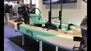 iCast 2018 - BOTE ROVER STAND UP PADDLE BOARD walk thru of MOTORIZED SUP