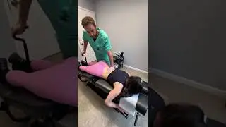 It was her first time at the Chiropractor and the way her back cracks were CRUNCHYYY