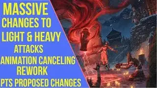 ESO Massive Changes to Light and Heavy Attacks - Animation Canceling | Harrowstorm PTS