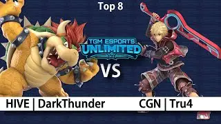 TGM eSports Unlimited - Top8 - HIVE | DarkThunder (Bowser) vs. CGN | Tru4 (Shulk)