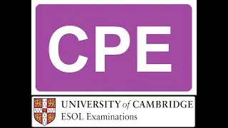 Certificate of Proficiency in English (CPE) Resources