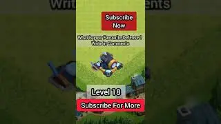 Maxing Cannon Clash of Clans | Upgrading Cannon Level 1 to Max Coc