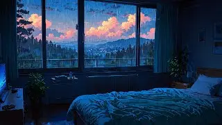 Rainfall Over Quiet Mountain Valley | 10 Hours of Serene Ambience for Sleep, Study & Inner Calm
