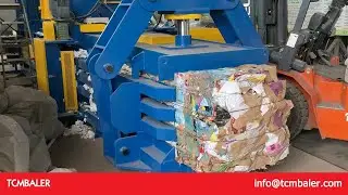 lsm small cardboard waste baler