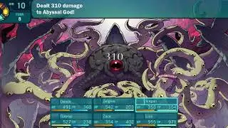 Etrian Odyssey 3 Abyssal God VS Lion & 5 Party Members