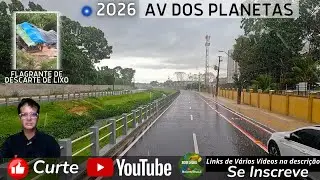 AV planetas , descarte no FLAGRA, vídeo com sol e chuva forte, BELÉM ligação mangueirão Marambaia.