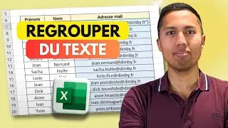 REGROUPER LE TEXTE DE PLUSIEURS COLONNES EN UNE SEULE SUR EXCEL